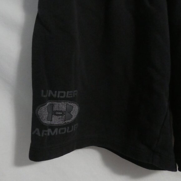 UNDER ARMOUR - Fitted | medium | Black Sweat Shorts | Waistband & Drawstring - Picture 6 of 14